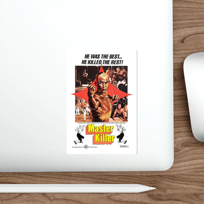 MASTER KILLER (36TH CHAMBER OF SHAOLIN) 1978 Movie Poster STICKER Vinyl Die-Cut Decal-The Sticker Space