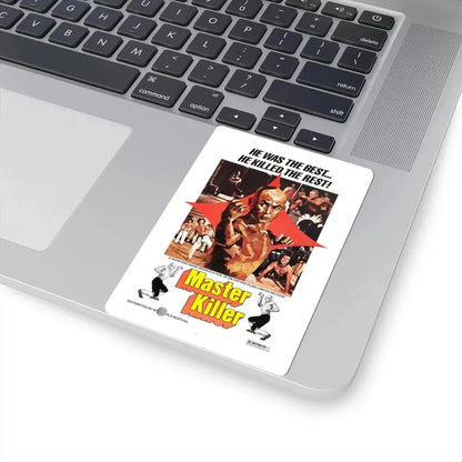 MASTER KILLER (36TH CHAMBER OF SHAOLIN) 1978 Movie Poster - STICKER Vinyl Kiss-Cut Decal - The Sticker Space