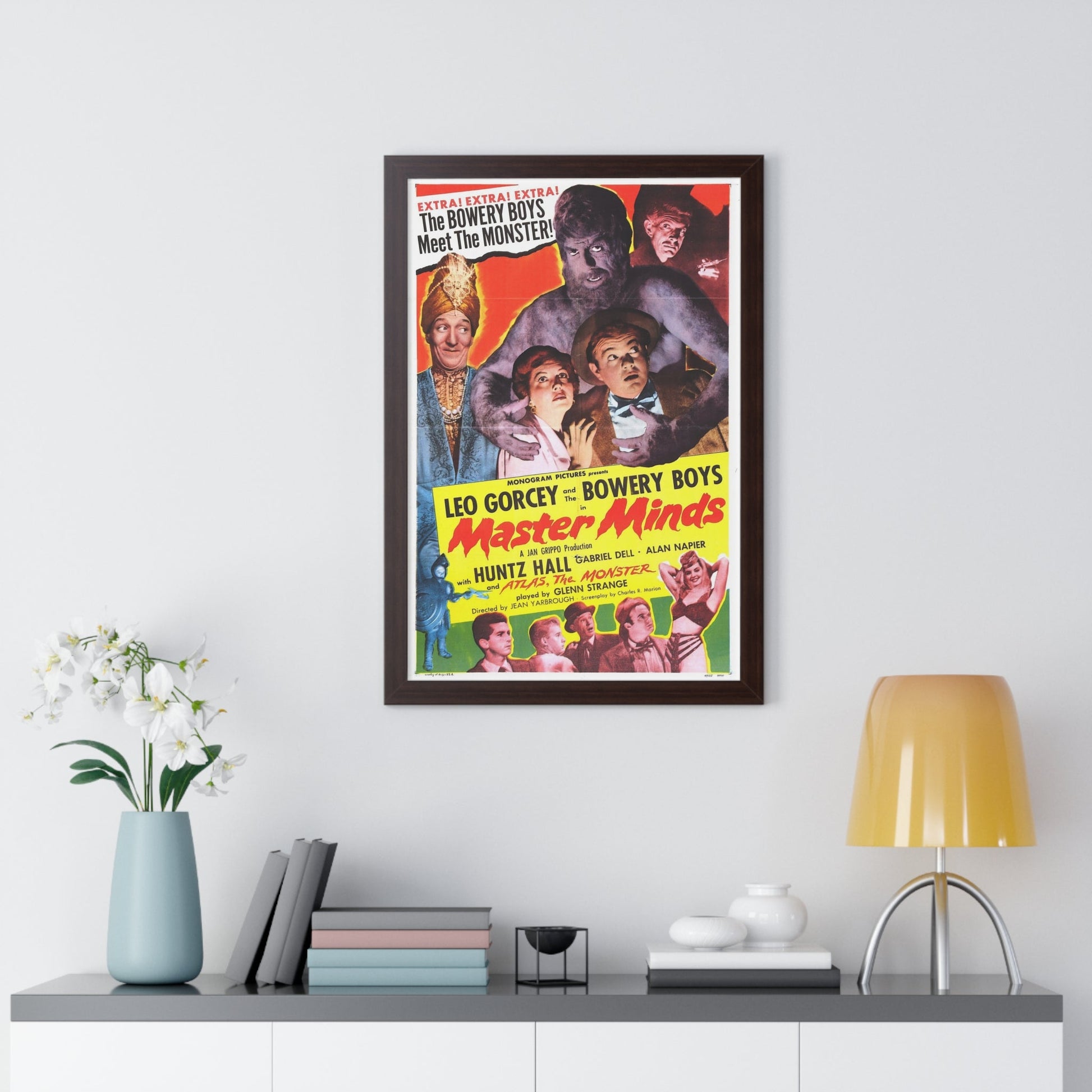 MASTER MINDS 1949 - Framed Movie Poster-The Sticker Space