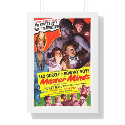 MASTER MINDS 1949 - Framed Movie Poster-16″ x 24″-The Sticker Space