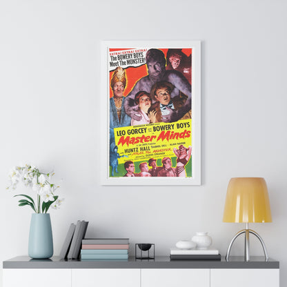 MASTER MINDS 1949 - Framed Movie Poster-The Sticker Space