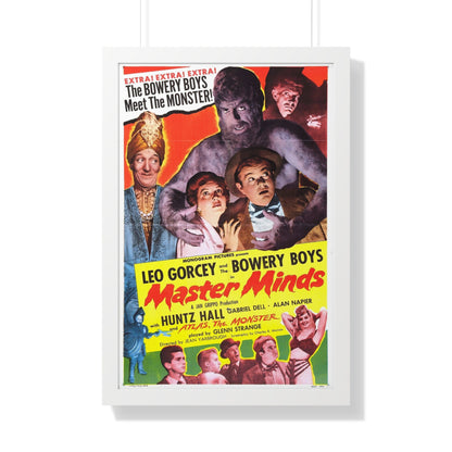 MASTER MINDS 1949 - Framed Movie Poster-20" x 30"-The Sticker Space