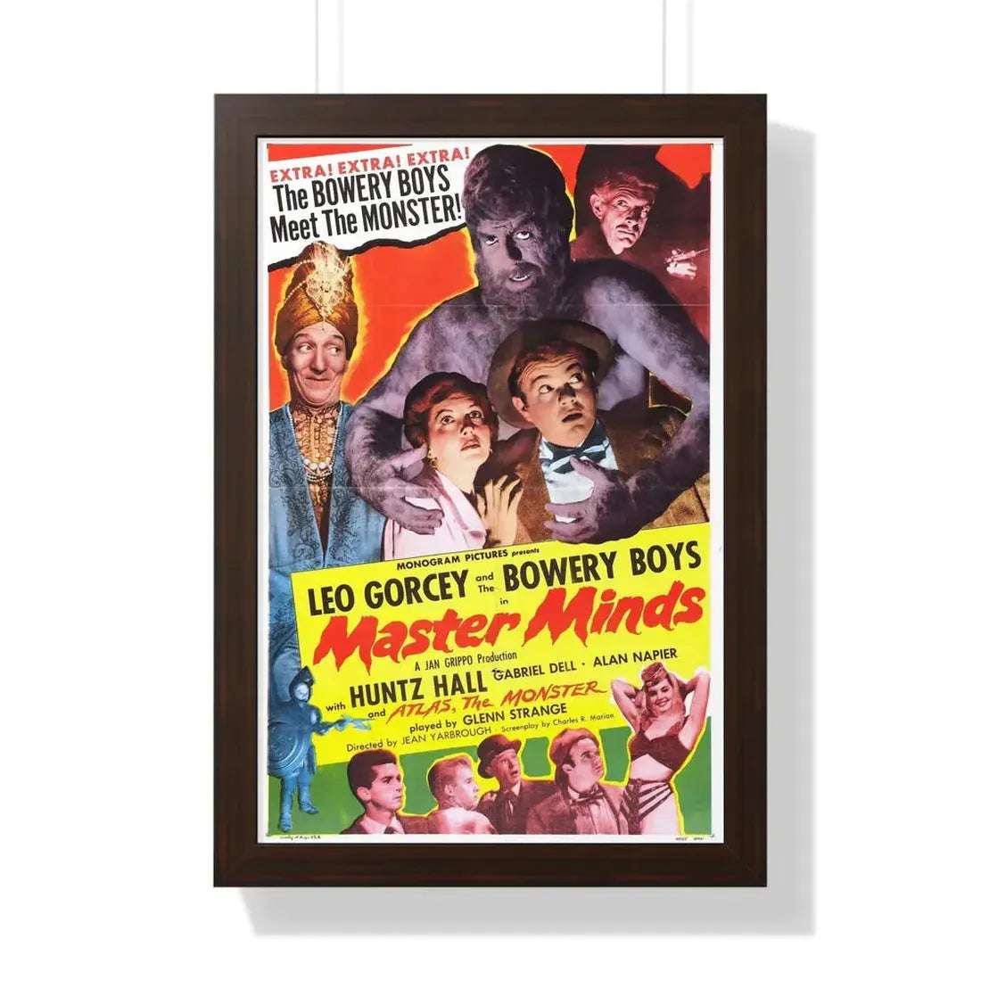 MASTER MINDS 1949 - Framed Movie Poster - The Sticker Space