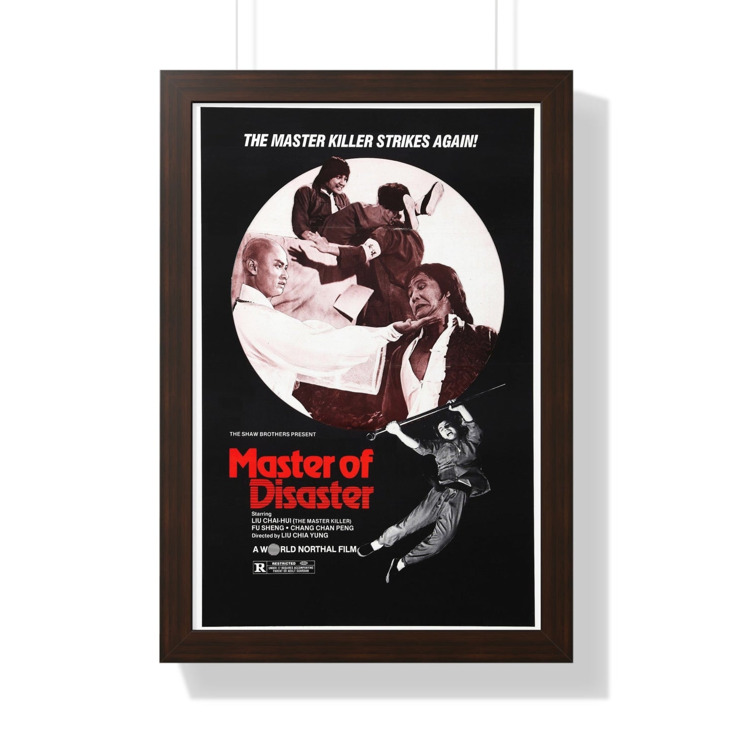 MASTER OF DISASTER 1981 - Framed Movie Poster-16″ x 24″-The Sticker Space