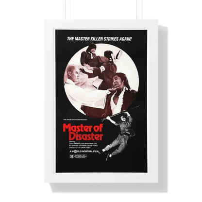 MASTER OF DISASTER 1981 - Framed Movie Poster 16″ x 24″ White - The Sticker Space