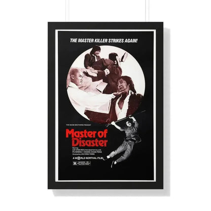 MASTER OF DISASTER 1981 - Framed Movie Poster 20" x 30" Black - The Sticker Space