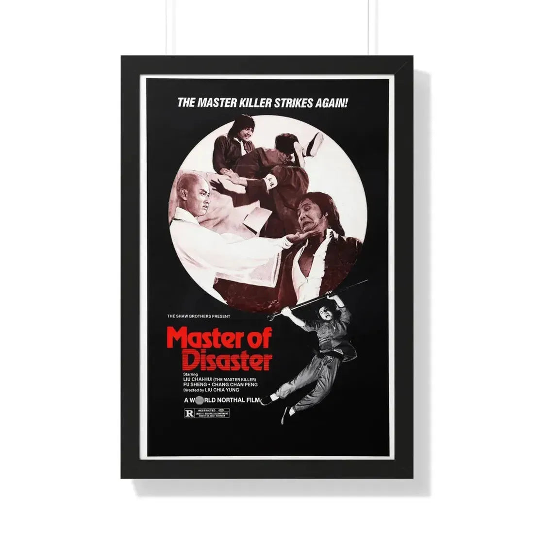 MASTER OF DISASTER 1981 - Framed Movie Poster - The Sticker Space