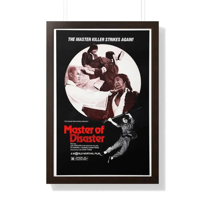 MASTER OF DISASTER 1981 - Framed Movie Poster - The Sticker Space