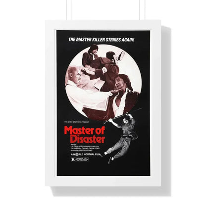 MASTER OF DISASTER 1981 - Framed Movie Poster - The Sticker Space