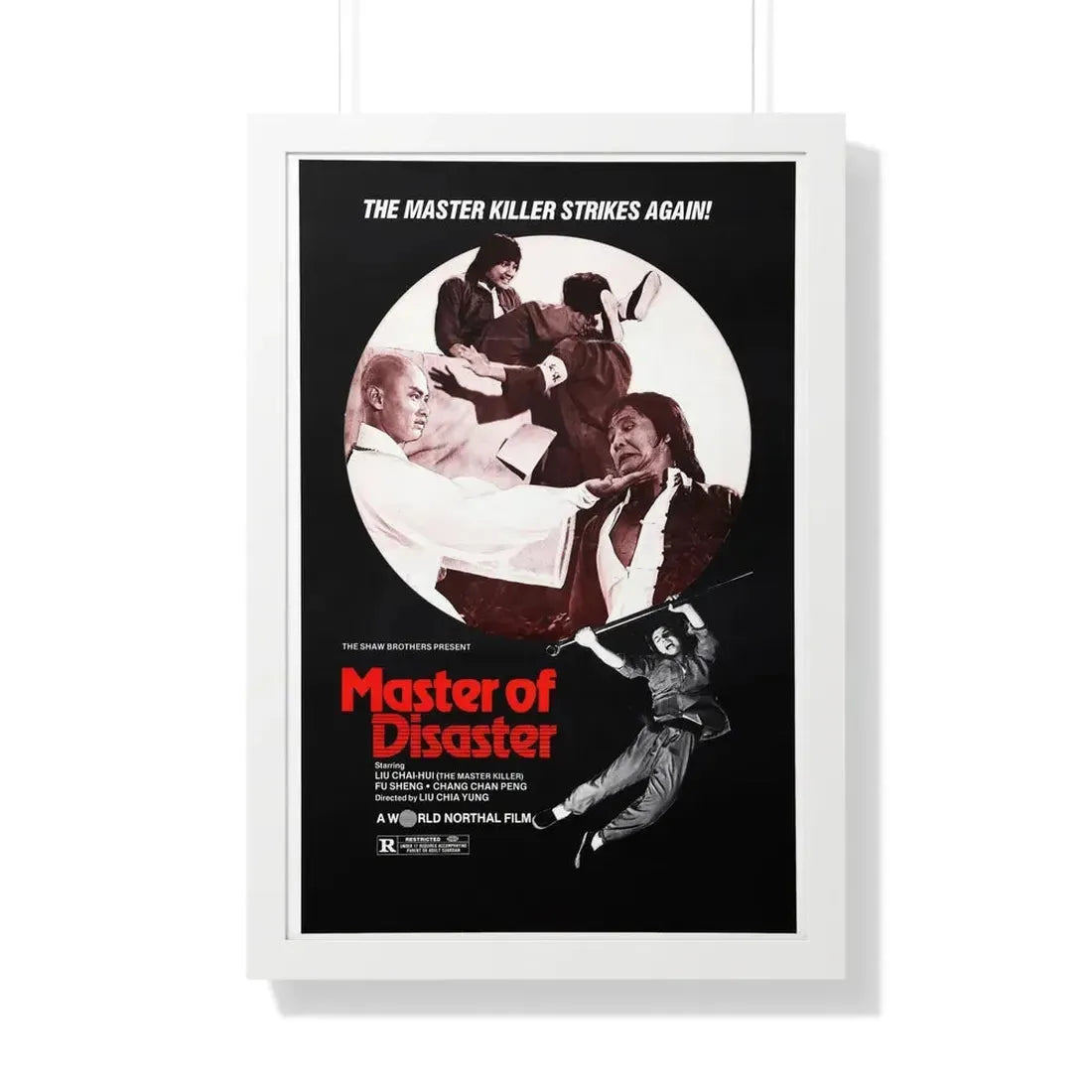 MASTER OF DISASTER 1981 - Framed Movie Poster - The Sticker Space