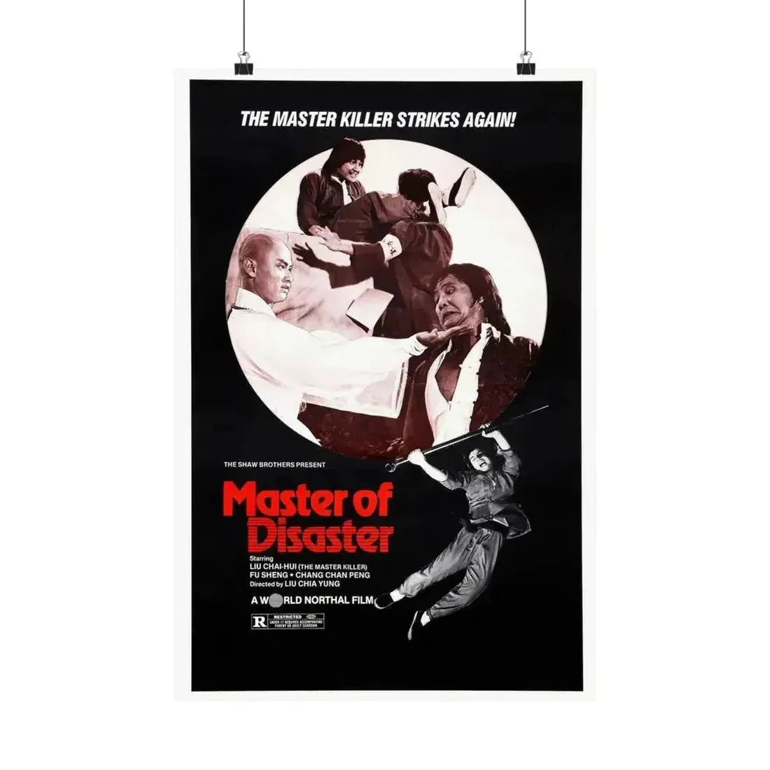 MASTER OF DISASTER 1981 - Paper Movie Poster 16″ x 24″ Matte - The Sticker Space