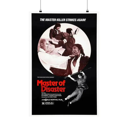 MASTER OF DISASTER 1981 - Paper Movie Poster 20″ x 30″ Matte - The Sticker Space