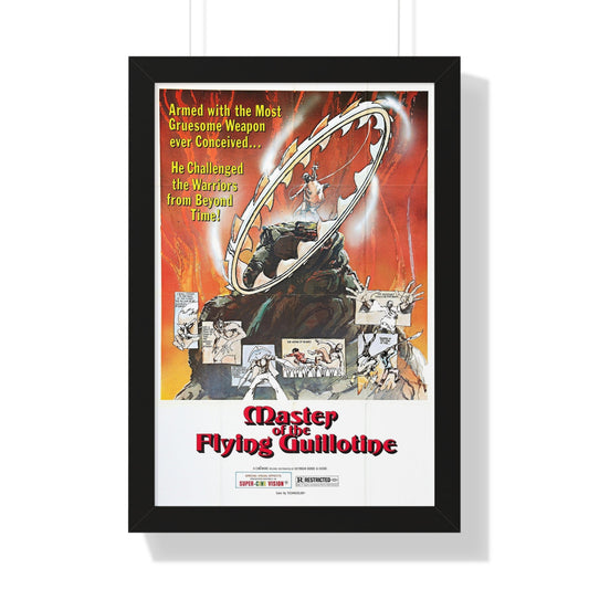 MASTER OF THE FLYING GUILLOTINE 1976 - Framed Movie Poster-16″ x 24″-The Sticker Space