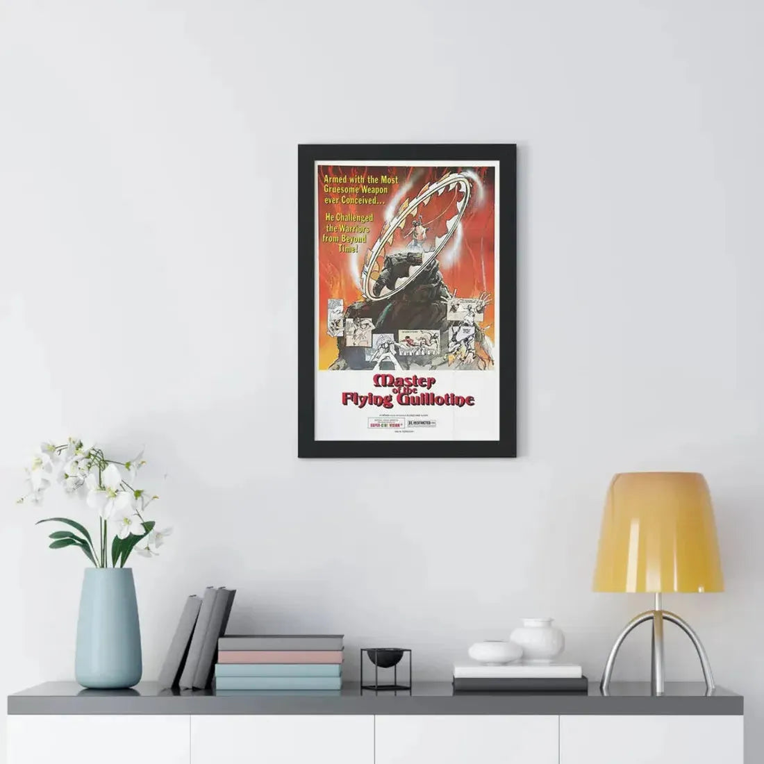 MASTER OF THE FLYING GUILLOTINE 1976 - Framed Movie Poster - The Sticker Space