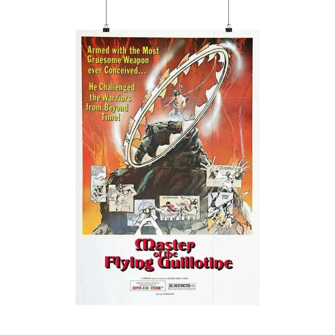 MASTER OF THE FLYING GUILLOTINE 1976 - Paper Movie Poster 20″ x 30″ Matte - The Sticker Space