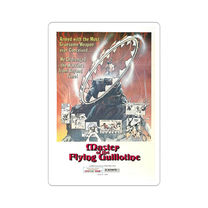 Master of the Flying Guillotine 1977 Movie Poster STICKER Vinyl Die-Cut Decal-3 Inch-The Sticker Space