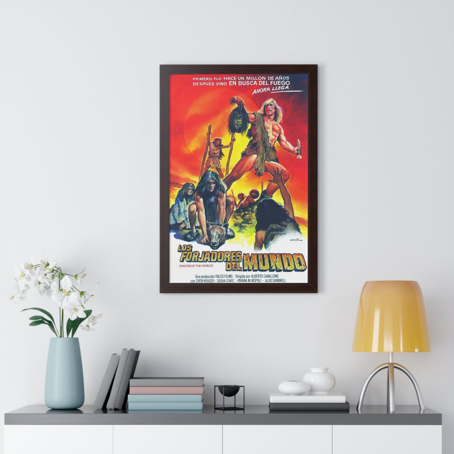 MASTER OF THE WORLD 1983 - Framed Movie Poster-The Sticker Space