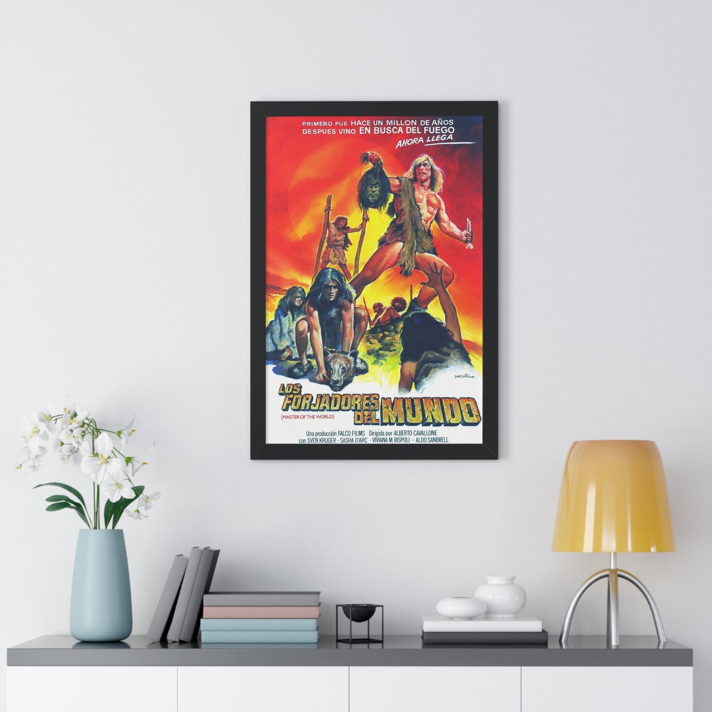 MASTER OF THE WORLD 1983 - Framed Movie Poster-The Sticker Space