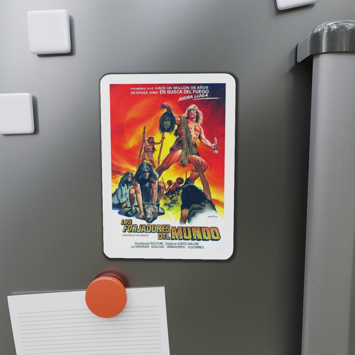 MASTER OF THE WORLD 1983 Movie Poster - Refrigerator Magnet-The Sticker Space