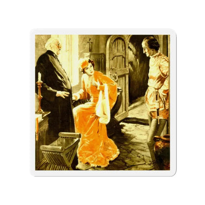 Master Villon Examines His Heart, Liberty magazine, October 31, 1936 (Magazine Illustration) Refrigerator Magnet - The Sticker Space