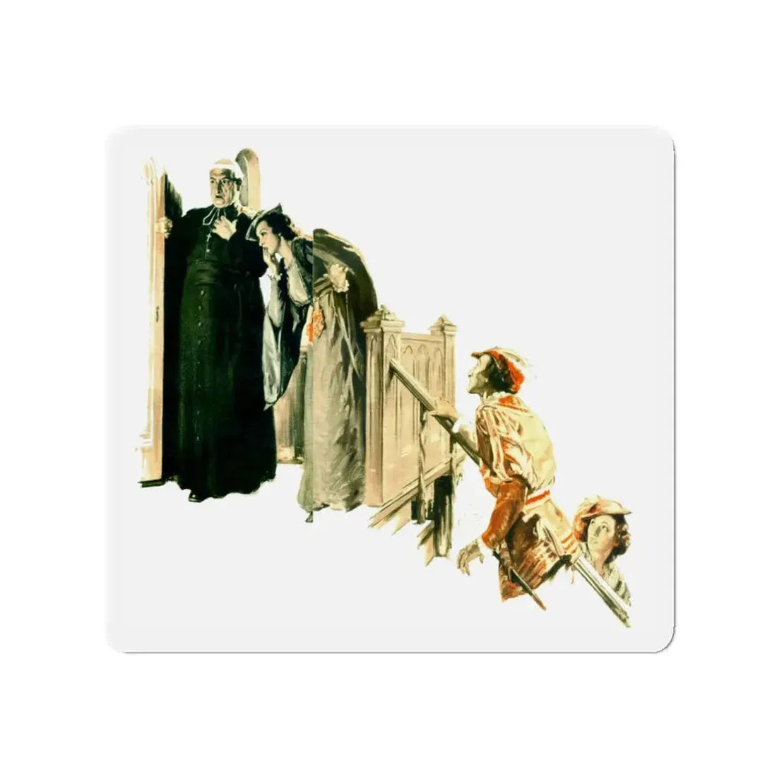 Master Villon has no luck at all, Liberty magazine, December 26, 1936 (Magazine Illustration) Refrigerator Magnet - The Sticker Space