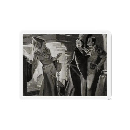 Master Villon, Liberty magazine, September 26, 1936 (Magazine Illustration) Refrigerator Magnet - The Sticker Space