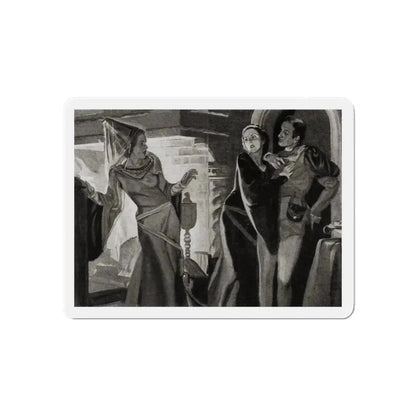 Master Villon, Liberty magazine, September 26, 1936 (Magazine Illustration) Refrigerator Magnet - The Sticker Space