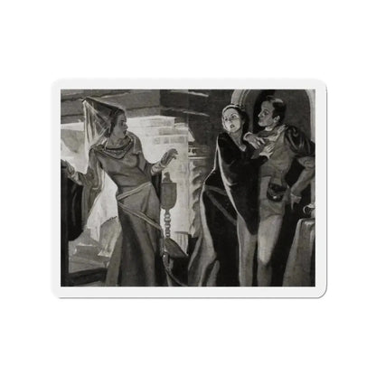 Master Villon, Liberty magazine, September 26, 1936 (Magazine Illustration) Refrigerator Magnet - The Sticker Space