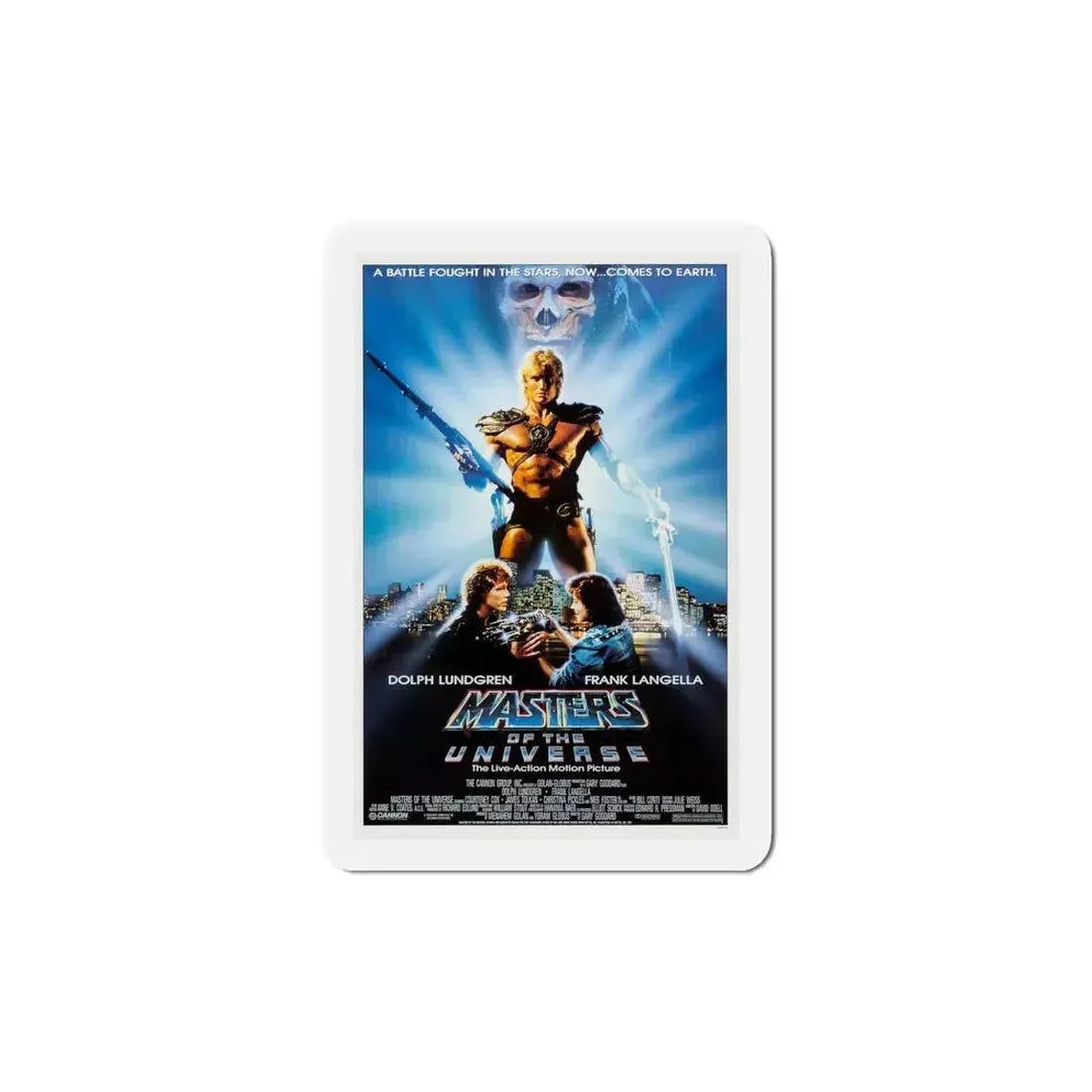 Masters of the Universe 1987 Movie Poster Refrigerator Magnet 5 Inch - The Sticker Space