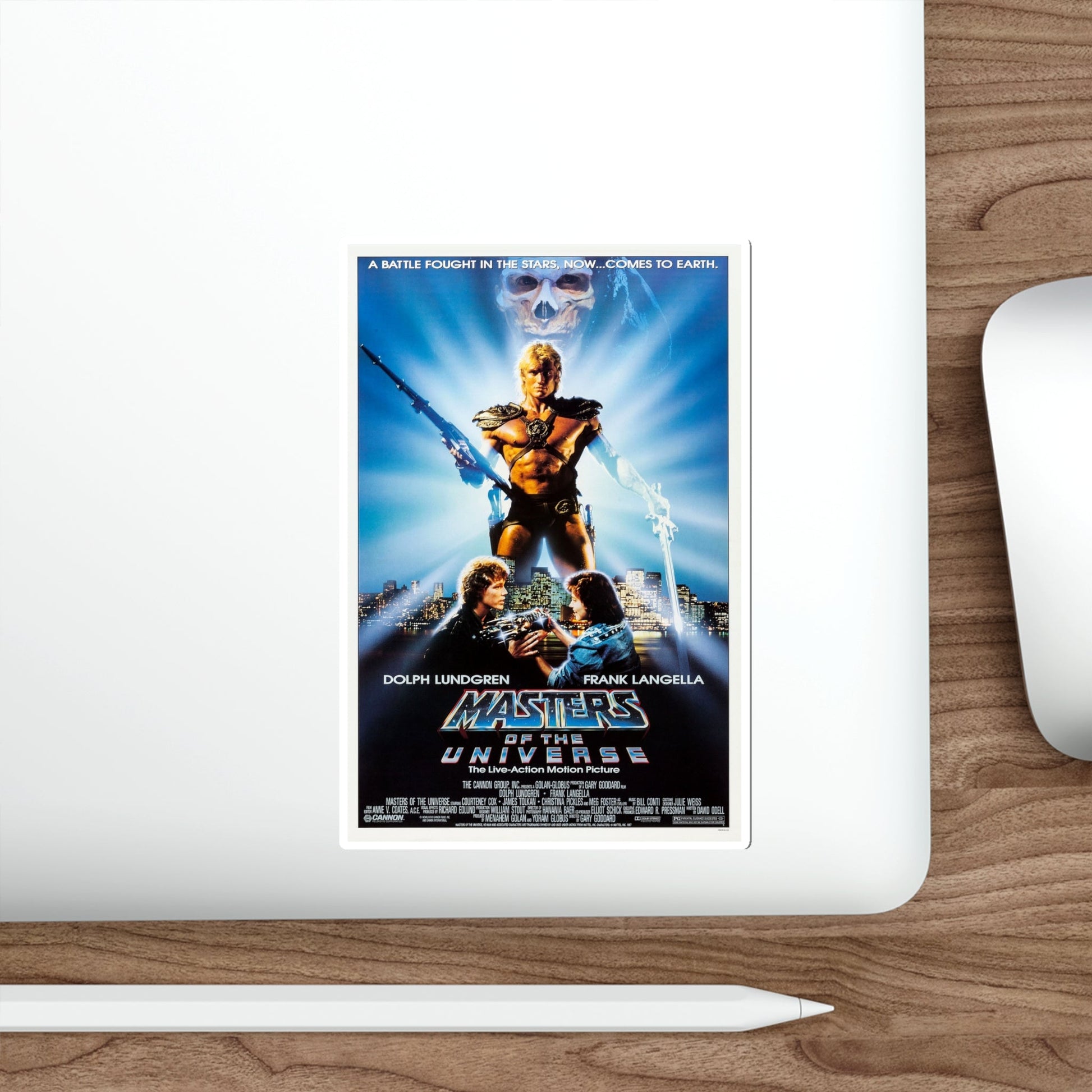 Masters of the Universe 1987 Movie Poster STICKER Vinyl Die-Cut Decal-The Sticker Space