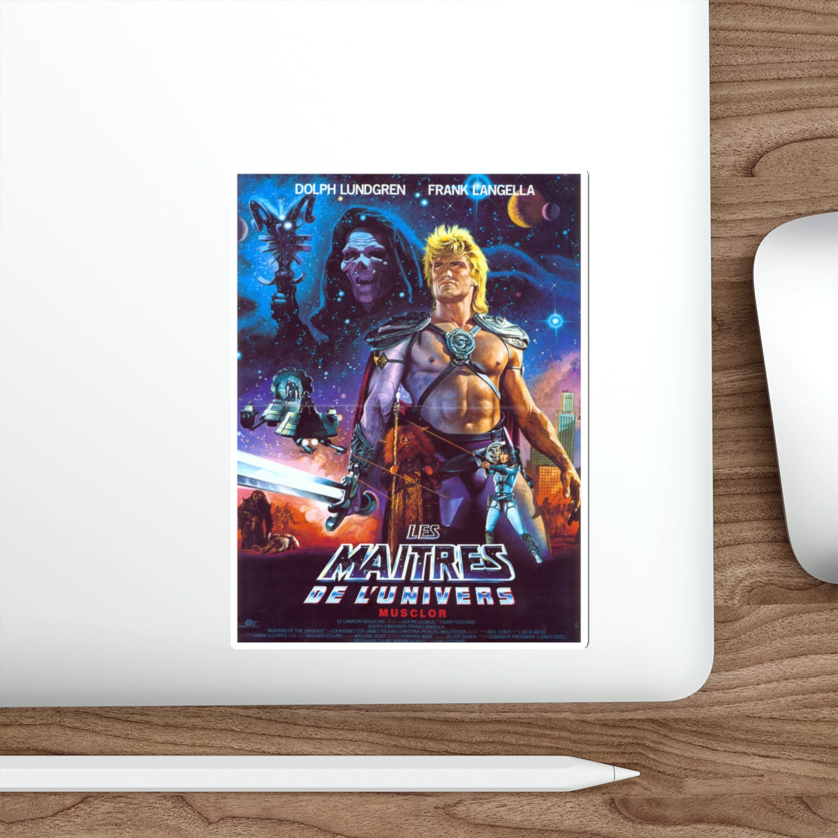 MASTERS OF THE UNIVERSE 1987 Movie Poster STICKER Vinyl Die-Cut Decal-The Sticker Space