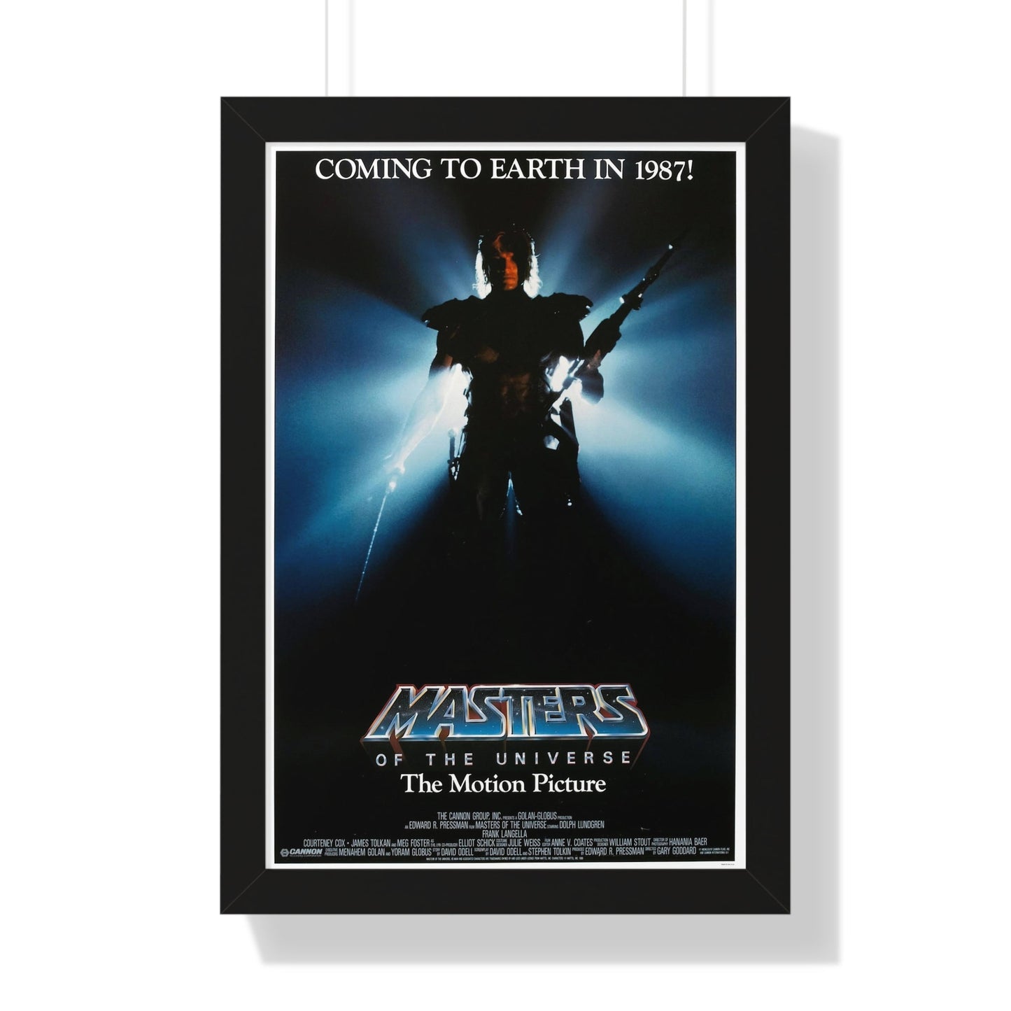 MASTERS OF THE UNIVERSE (TEASER) 1987 - Framed Movie Poster-16″ x 24″-The Sticker Space