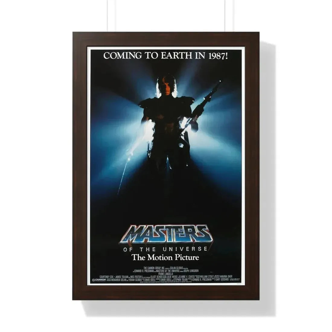 MASTERS OF THE UNIVERSE (TEASER) 1987 - Framed Movie Poster - The Sticker Space