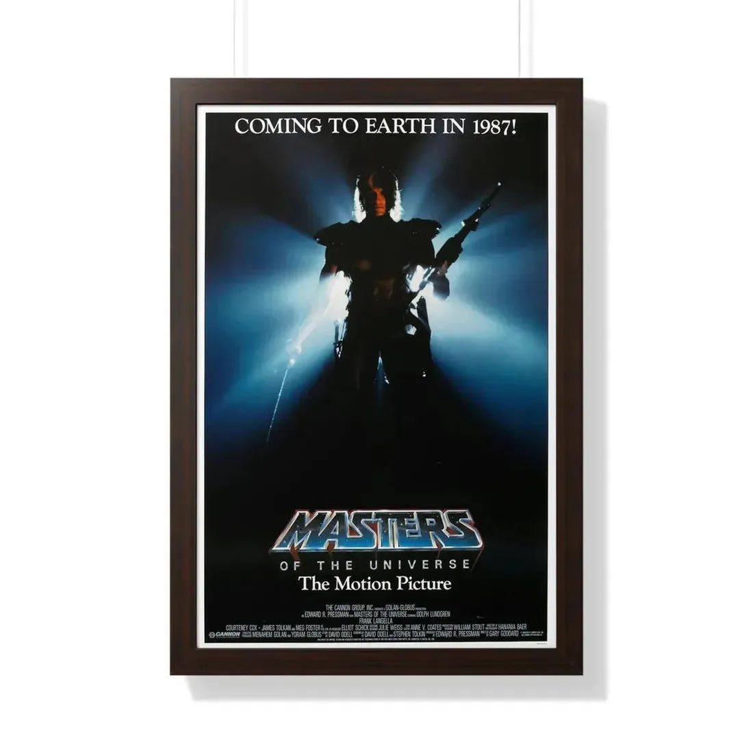 MASTERS OF THE UNIVERSE (TEASER) 1987 - Framed Movie Poster - The Sticker Space