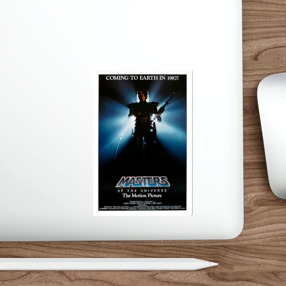 MASTERS OF THE UNIVERSE (TEASER) 1987 Movie Poster STICKER Vinyl Die-Cut Decal-The Sticker Space