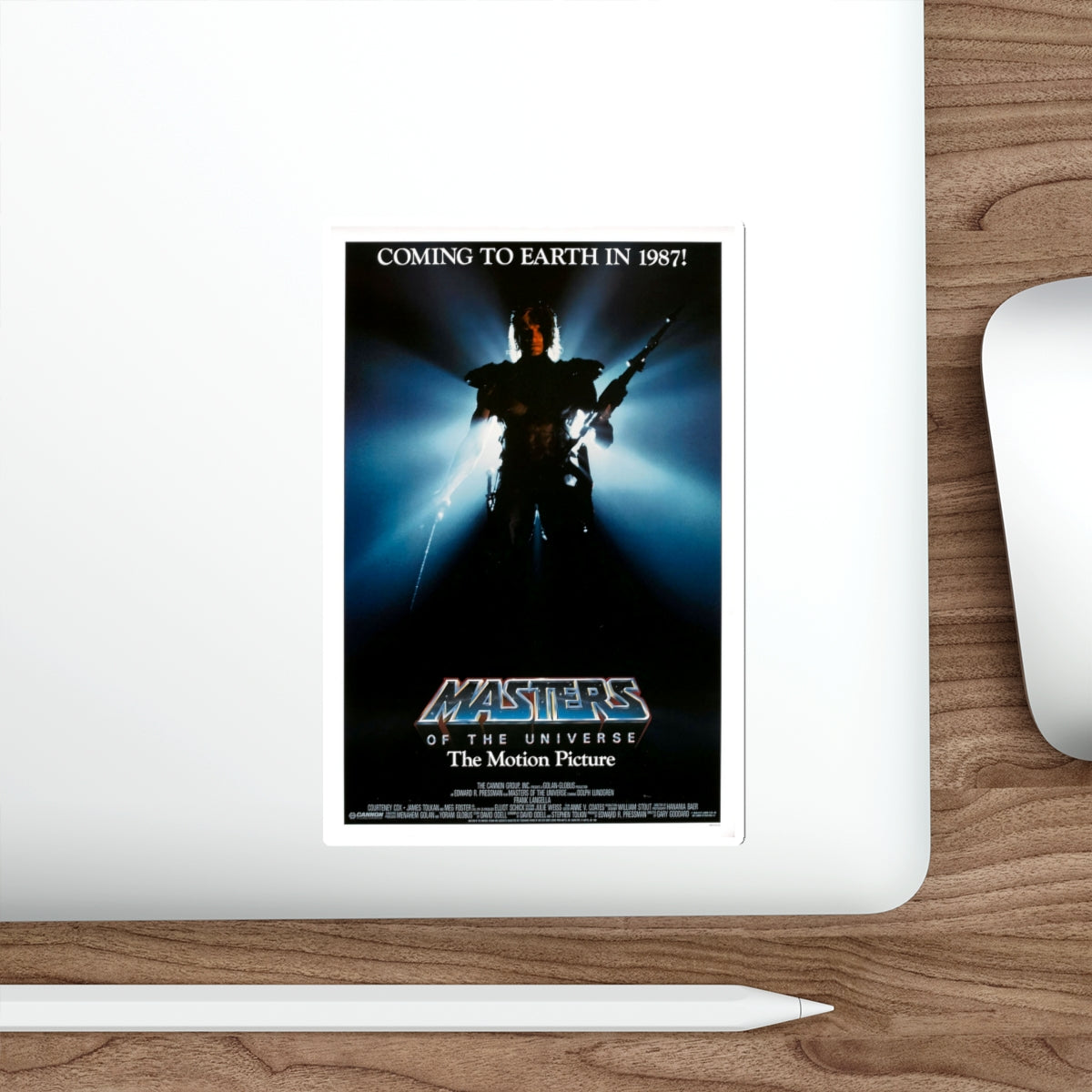 MASTERS OF THE UNIVERSE (TEASER) 1987 Movie Poster STICKER Vinyl Die-Cut Decal-The Sticker Space