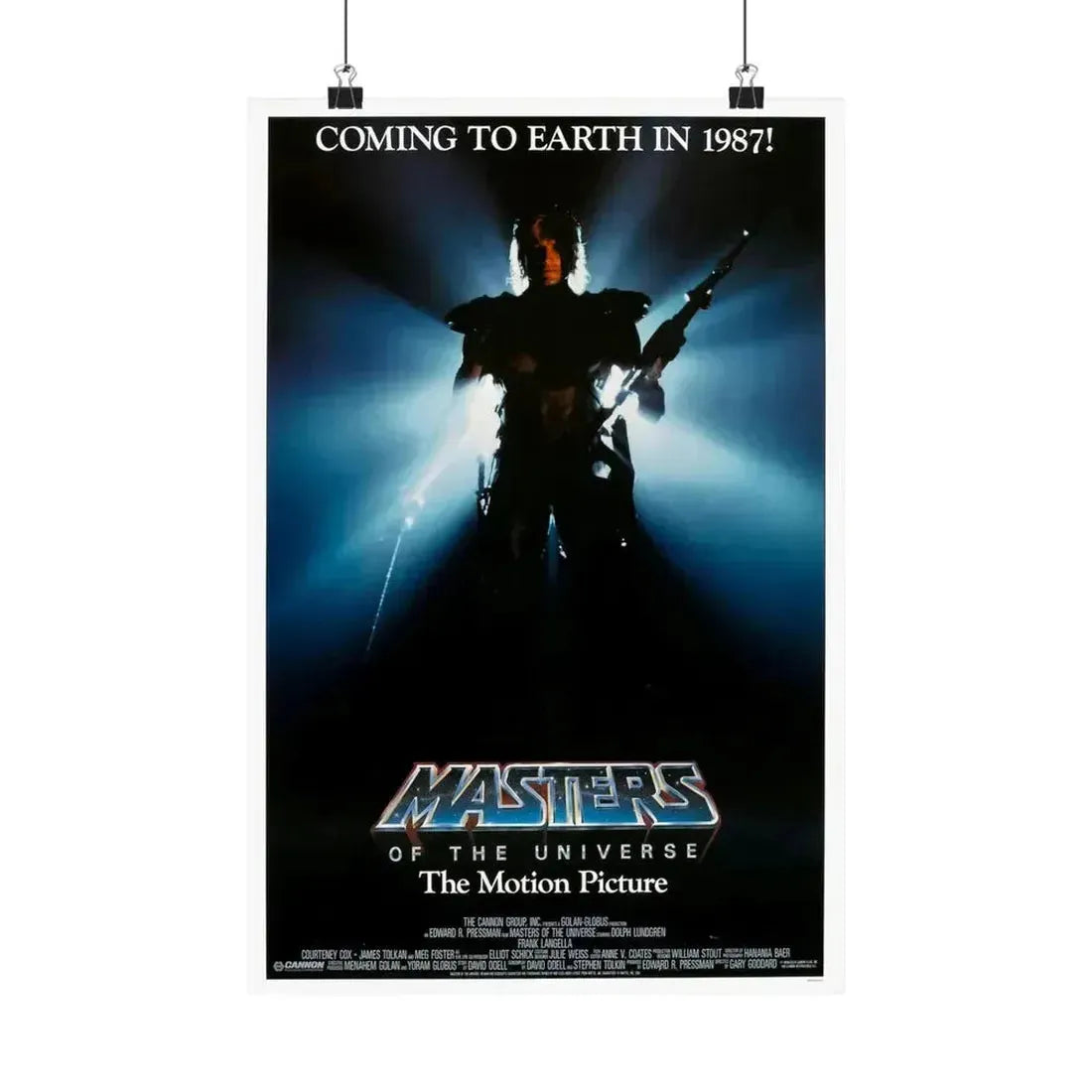 MASTERS OF THE UNIVERSE (TEASER) 1987 - Paper Movie Poster 12″ x 18″ Matte - The Sticker Space