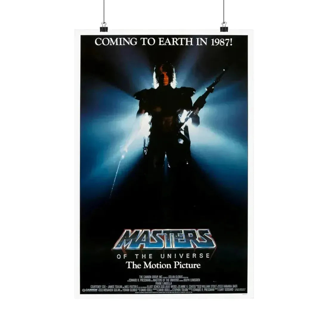 MASTERS OF THE UNIVERSE (TEASER) 1987 - Paper Movie Poster 16″ x 24″ Matte - The Sticker Space