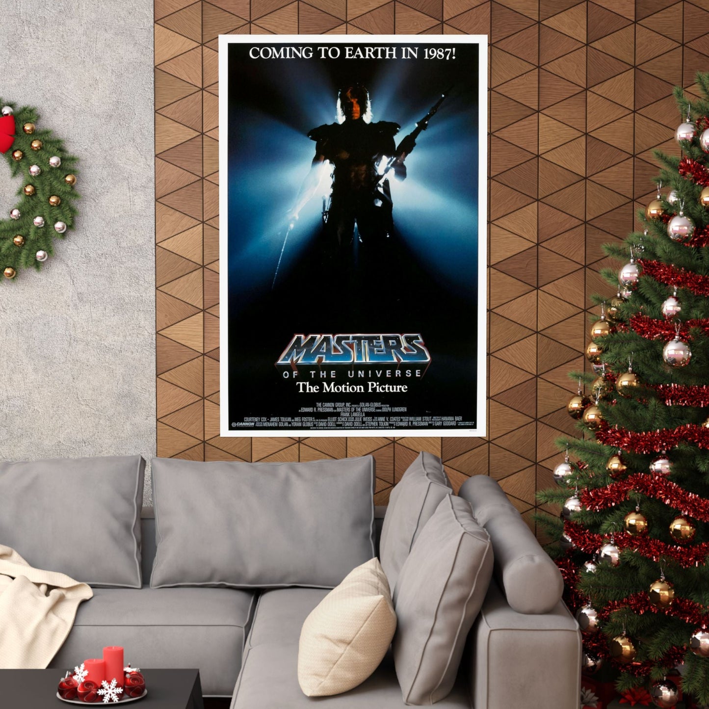 MASTERS OF THE UNIVERSE (TEASER) 1987 - Paper Movie Poster-The Sticker Space