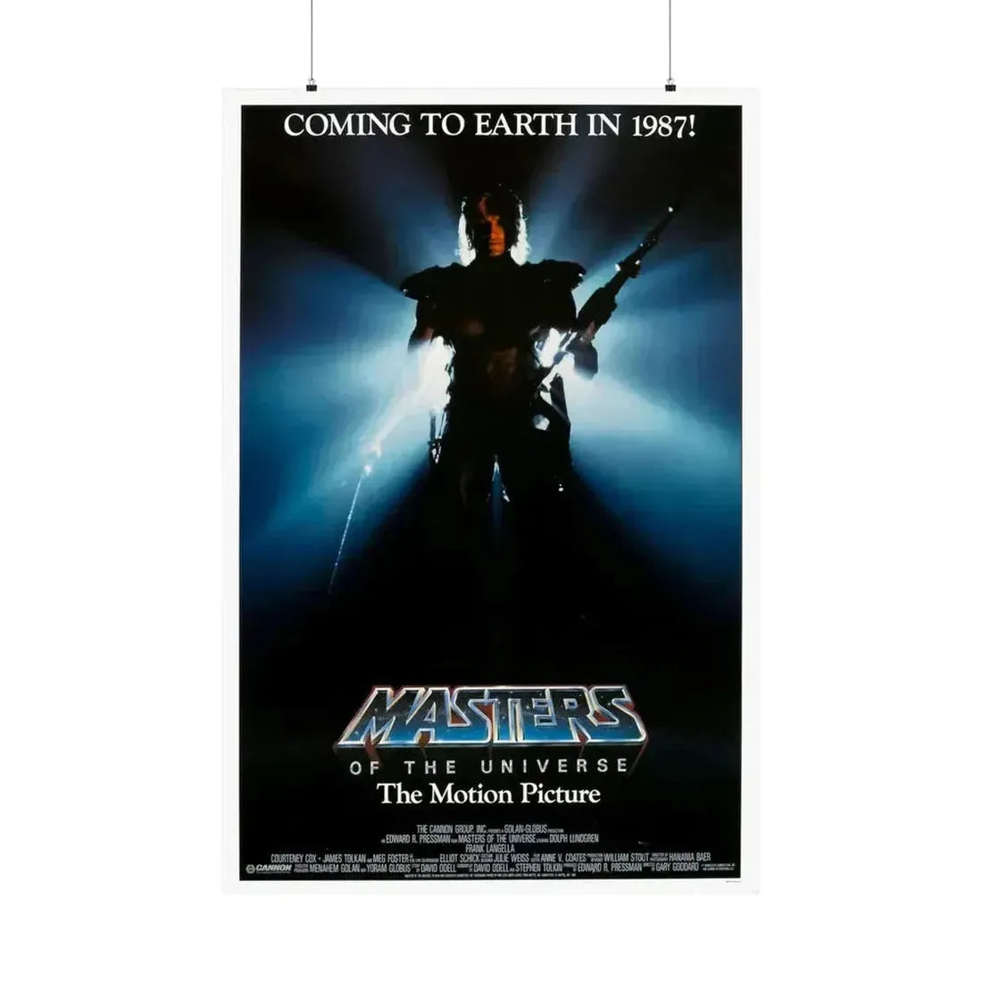 MASTERS OF THE UNIVERSE (TEASER) 1987 - Paper Movie Poster 36" x 54" Matte - The Sticker Space