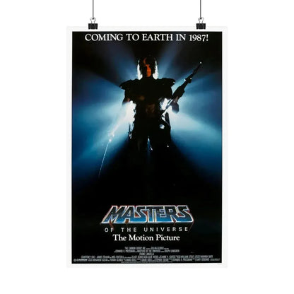 MASTERS OF THE UNIVERSE (TEASER) 1987 - Paper Movie Poster - The Sticker Space