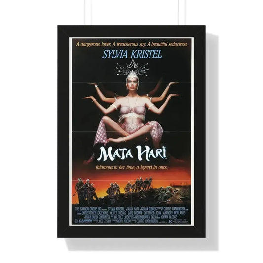 MATA HARI 1985 - Framed Movie Poster 16″ x 24″ Black - The Sticker Space