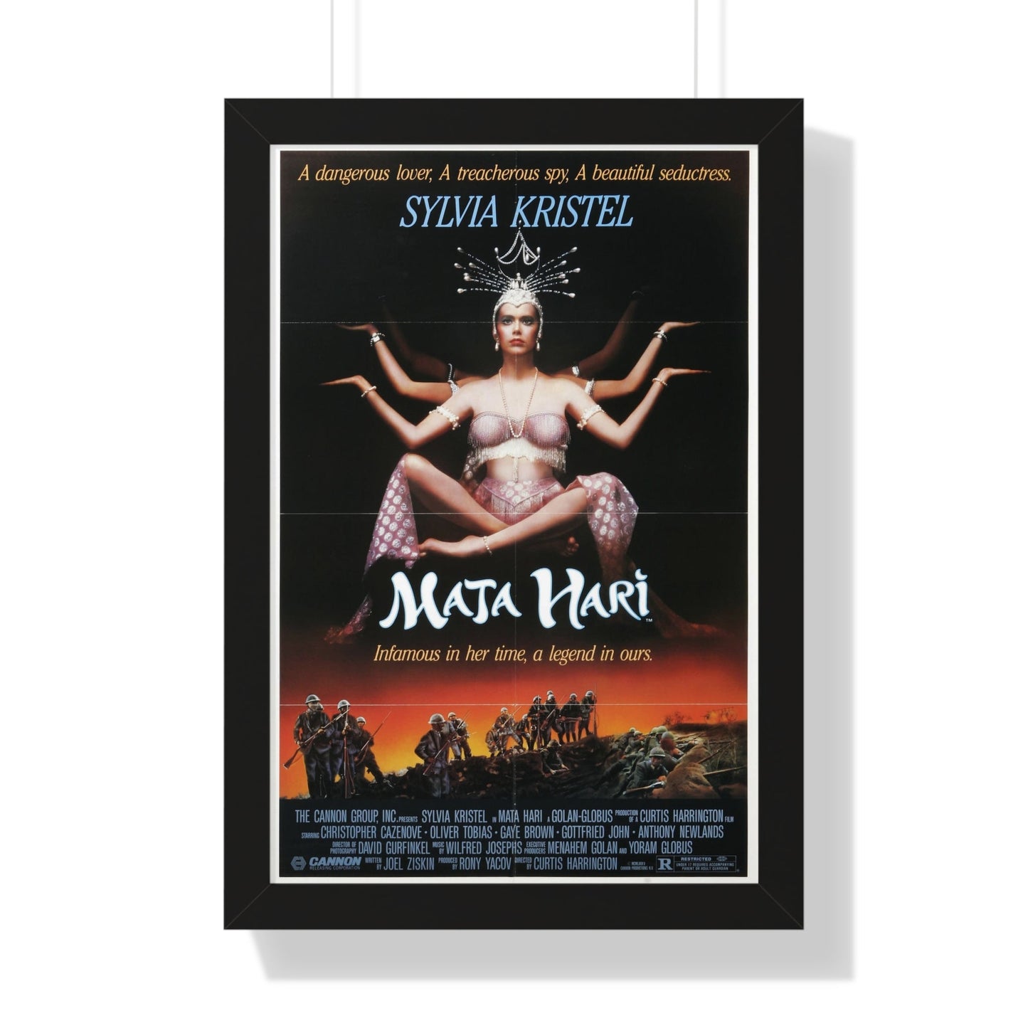 MATA HARI 1985 - Framed Movie Poster-16″ x 24″-The Sticker Space