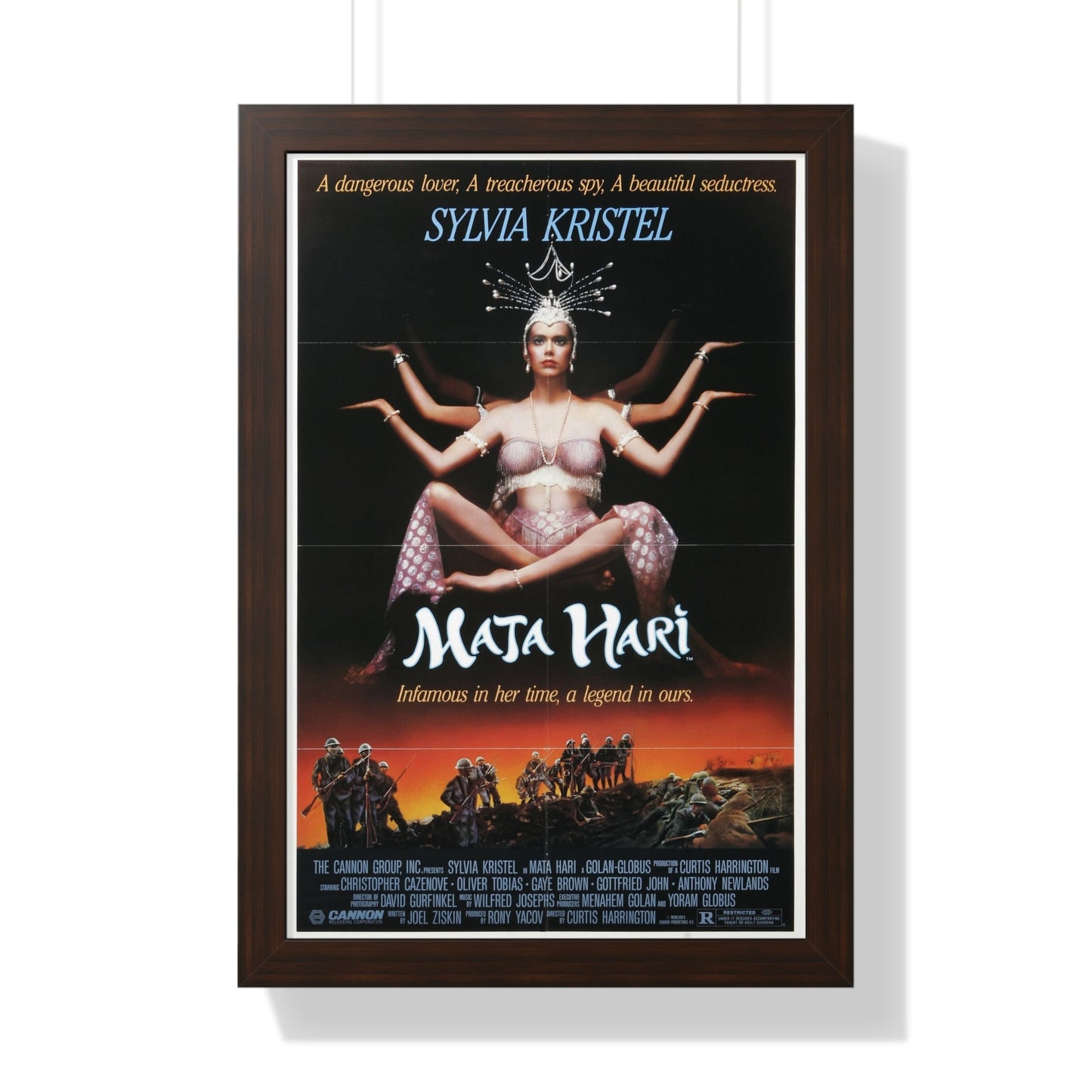 MATA HARI 1985 - Framed Movie Poster-16″ x 24″-The Sticker Space