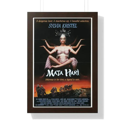 MATA HARI 1985 - Framed Movie Poster 16″ x 24″ Walnut - The Sticker Space