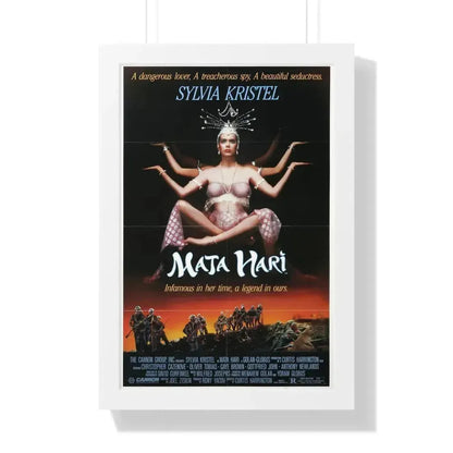 MATA HARI 1985 - Framed Movie Poster 16″ x 24″ White - The Sticker Space