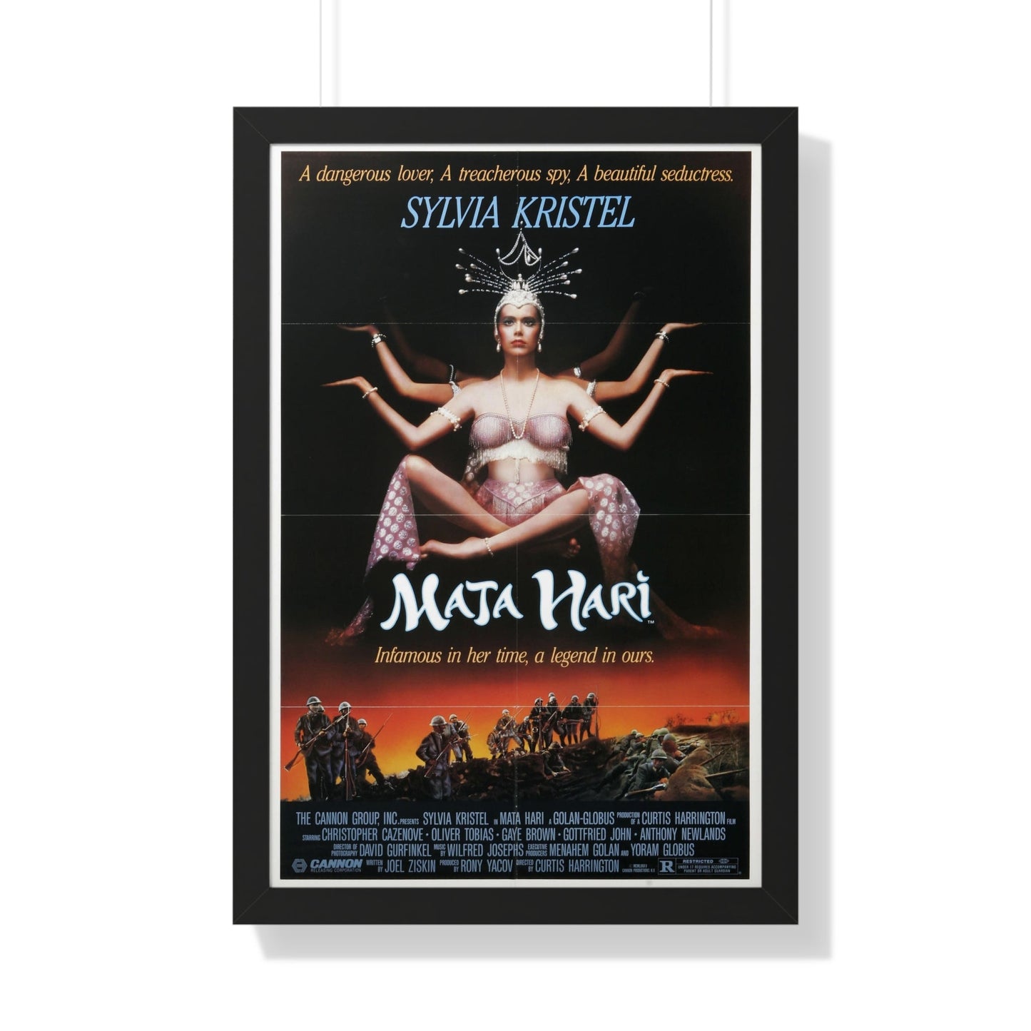 MATA HARI 1985 - Framed Movie Poster-20" x 30"-The Sticker Space