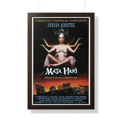 MATA HARI 1985 - Framed Movie Poster 20" x 30" Walnut - The Sticker Space