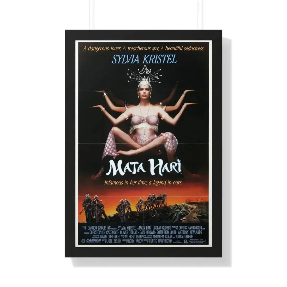 MATA HARI 1985 - Framed Movie Poster - The Sticker Space