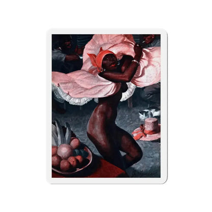 Mata Hari of the MarinesTelepathy vs Murder, Cavalier, January 1953 (Magazine Illustration) Refrigerator Magnet - The Sticker Space